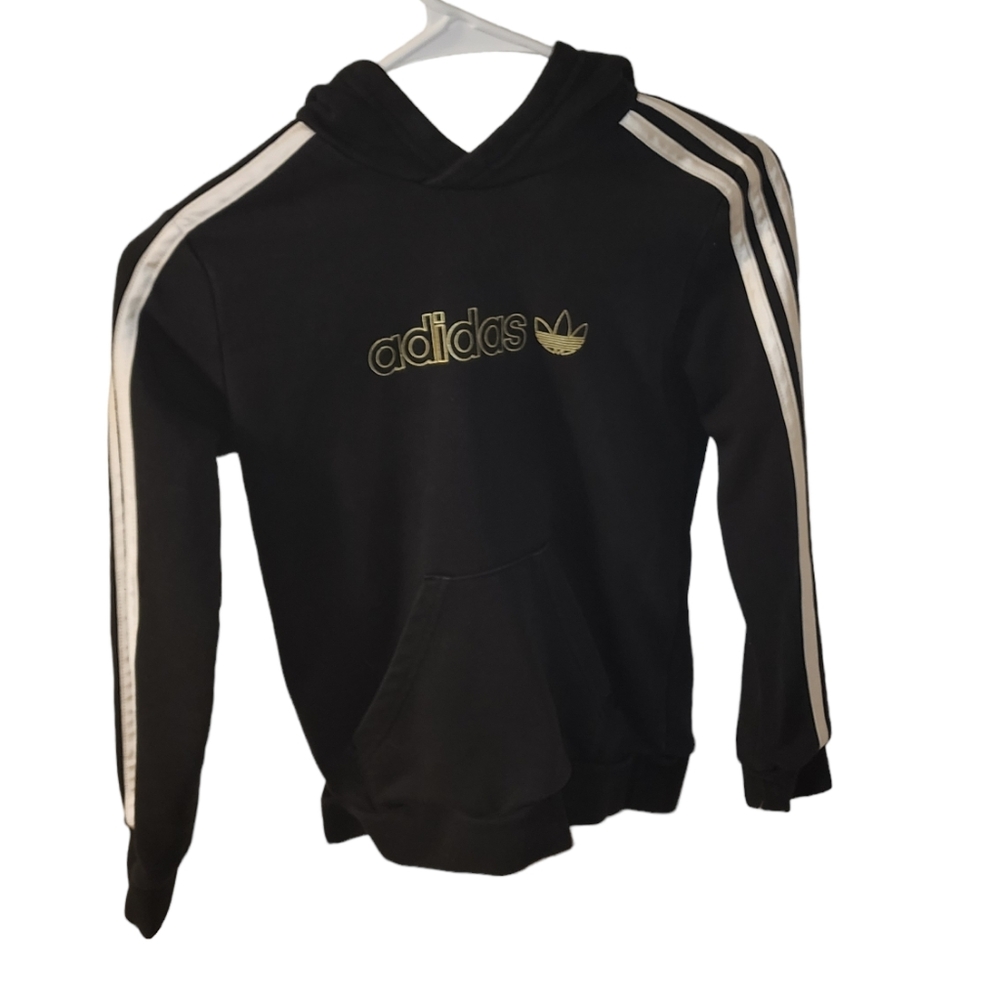 Adidas Hoodie size 9 -10 black